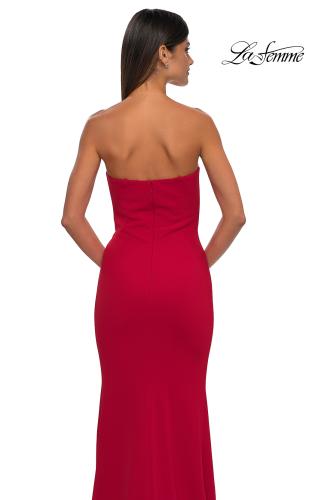 Picture of: Simple Prom Dress with Strapless Sweetheart Neckline in Red, Style: 32919, Detail Picture 8