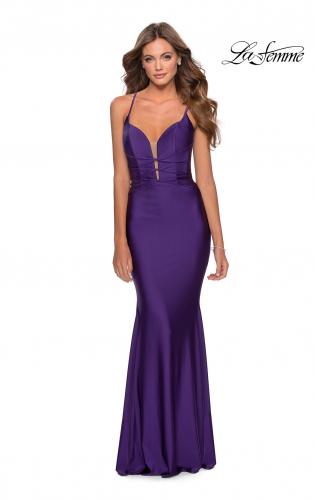 purple after 5 dresses