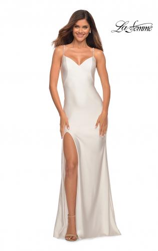 white prom dress