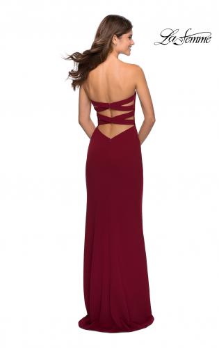la femme strapless dress