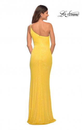 bright yellow long dress