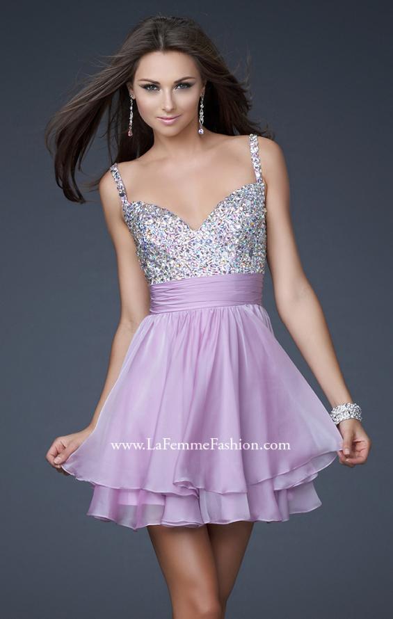 La Femme Short Dresses 