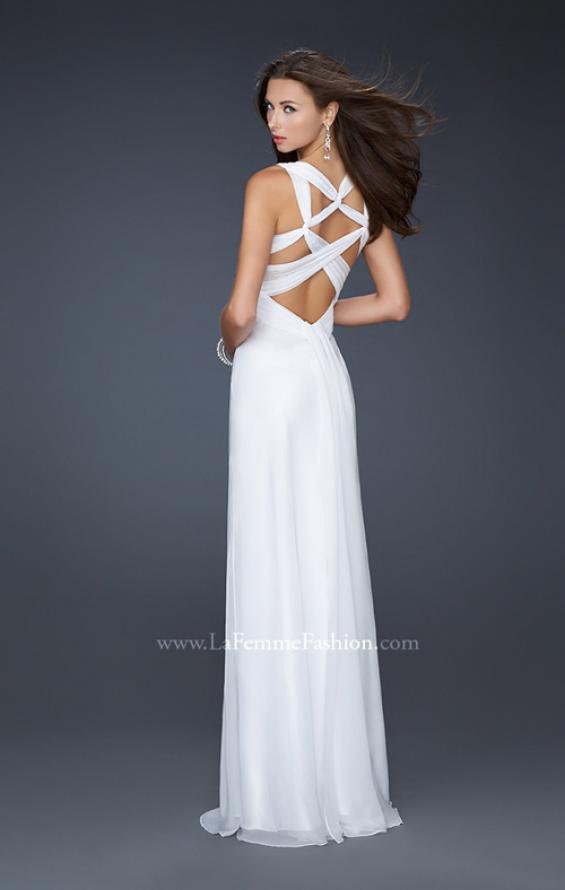 Picture of: Sweetheart Neckline Prom Dress with Twisted Back in White, Style: 17521, Main Picture