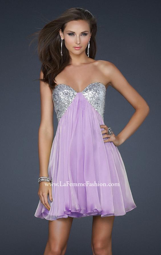 La Femme Short Dresses Style #17649 | La Femme