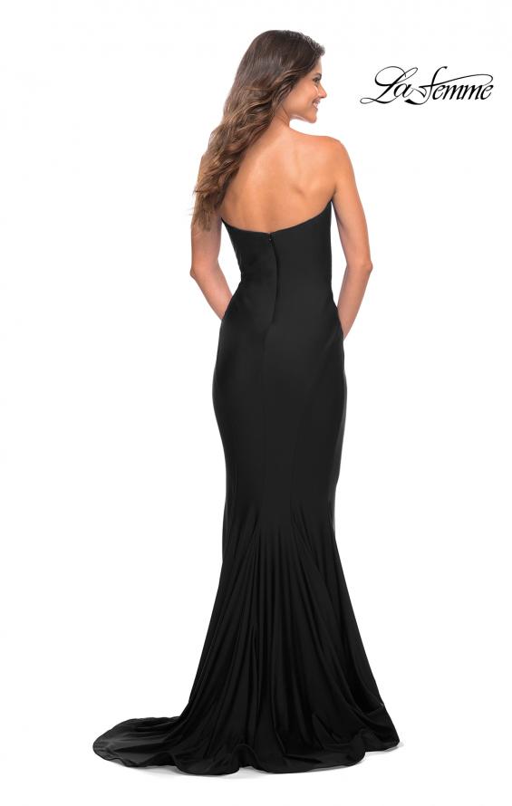 Picture of: Chic Jersey Gown with Sweetheart Neckline in Black, Style: 30549, Detail Picture 14