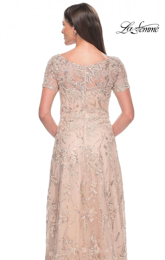Picture of: Gorgeous Beaded Mother of the Bride Dress with High Neckline in Blush, Style: 31639, Detail Picture 2