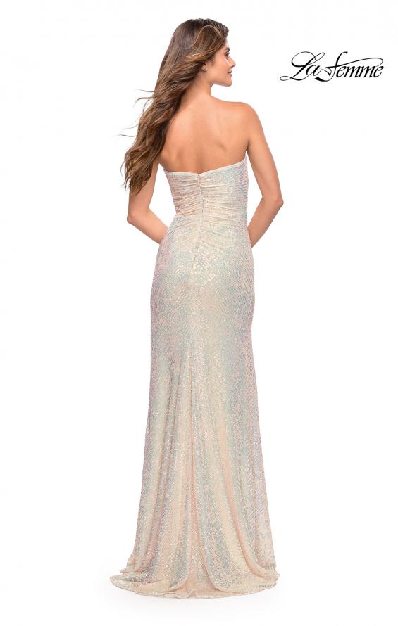 Picture of: Strapless Ruched Sequin Gown in Gorgeous Colors, Style: 29675, Detail Picture 14