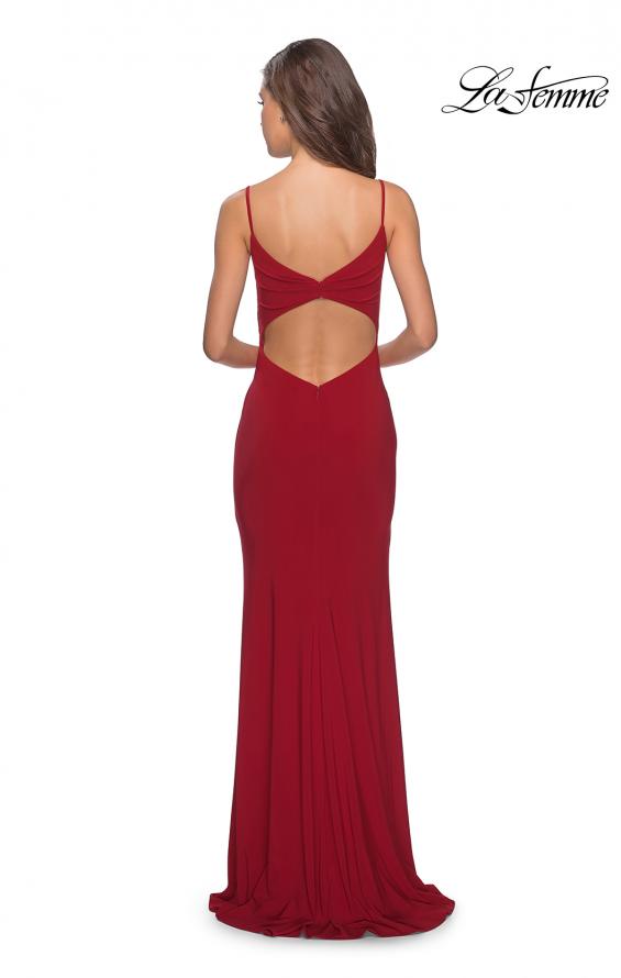 Picture of: Long Sequined Dress with Sweetheart Neckline in Deep Red, Style: 27879, Detail Picture 6