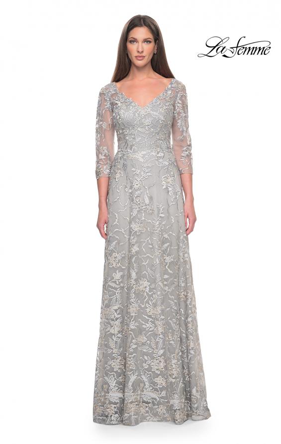 Picture of: Beautiful Lace A-line Mother of the Bride Dress in Navy, Style: 30031, Main Picture