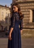 Picture of: Jersey Gown with Knot Detail and Lace Sleeves, Style: 23244, Detail Picture 2