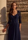 Picture of: Jersey Gown with Knot Detail and Lace Sleeves, Style: 23244, Detail Picture 1
