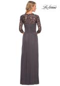 Picture of: Jersey Gown with Knot Detail and Lace Sleeves, Style: 23244, Detail Picture 4