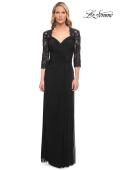 Picture of: Jersey Gown with Knot Detail and Lace Sleeves, Style: 23244, Detail Picture 5