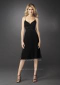 Picture of: Embellished Prom Dress with A-line Skirt and Open Back in Black, Style: 12721, Main Picture