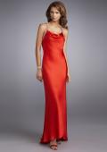 Picture of: Cowl Neck Prom Dress with Sparkling Straps in Red, Style: 13186, Main Picture