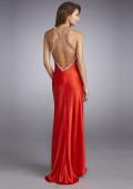 Picture of: Cowl Neck Prom Dress with Sparkling Straps in Red, Style: 13186, Back Picture