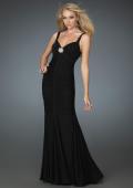 Picture of: Form Fitting Prom Gown with Sweetheart Neckline in Black, Style: 14555, Main Picture