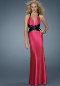 Picture of: Deep V Neck Prom Dress with Criss Cross Back in Pink, Style: 14660, Detail Picture 1