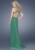 Picture of: Sexy Prom Dress with Side Cut Outs and Slit in Green, Style: 15015, Back Picture
