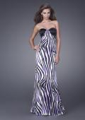 Picture of: Strapless Prom Gown with Two Strap Back in Purple, Style: 15059, Main Picture