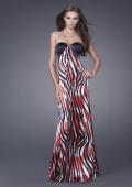 Picture of: Strapless Prom Gown with Two Strap Back in Red, Style: 15059, Detail Picture 2
