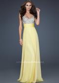 Picture of: Jewel Encrusted Prom Gown with A-line Skirt in Nude, Style: 16802, Detail Picture 13