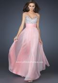 Picture of: Jewel Encrusted Prom Gown with A-line Skirt in Purple, Style: 16802, Detail Picture 6