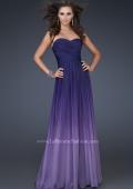 Picture of: Ombre Chiffon Prom Gown with Sweetheart Neckline in Purple, Style: 17004, Main Picture