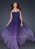 Picture of: Ombre Chiffon Prom Gown with Sweetheart Neckline in Purple, Style: 17004, Detail Picture 2