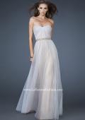 Picture of: Sweetheart Neckline Prom Dress with Beaded Belt in Nude, Style: 17150, Main Picture