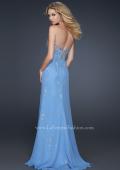 Picture of: Sweetheart Neck Long Prom Dress with Font Slit and Beads in Blue, Style: 17431, Back Picture