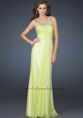 Picture of: Halter Top Dress with Beaded Straps and Draped Effect in Green, Style: 17452, Main Picture
