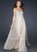 Picture of: Strapless Chiffon Dress with Sweetheart Neckline in Nude, Style: 17474, Main Picture
