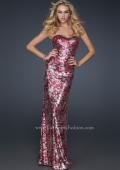 Picture of: Form Fitting Sequin Dress with Sweetheart Neckline in Pink, Style: 17480, Main Picture