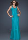 Picture of: Sweetheart Neckline Prom Dress with Twisted Back in Blue, Style: 17521, Detail Picture 1
