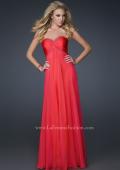 Picture of: Elegant Chiffon Gown with Pleating and Beading in Pink, Style: 17527, Main Picture