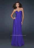 Picture of: Lightly Beaded Sweetheart Top Prom Dress with Full Skirt in Purple, Style: 17581, Main Picture