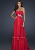 Picture of: Chiffon One Shoulder Prom Dress with Beading in Pink, Style: 17622, Main Picture