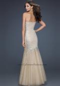 Picture of: Long Mermaid Prom Dress with Beading in Nude, Style: 17729, Detail Picture 3