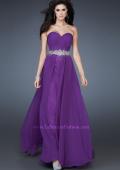 Picture of: Sweetheart neckline Flowing Gown with Ruched Bodice in Purple, Style: 18001, Main Picture