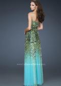 Picture of: Animal Print Ombre Dress with Sweetheart Neckline in Print, Style: 18293, Back Picture