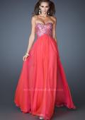 Picture of: Embellished Long Prom Dress with Sequined Bodice in Pink, Style: 18342, Detail Picture 2