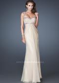 Picture of: Sweetheart Neckline Chiffon Prom Dress with Beaded Straps in Nude, Style: 18519, Detail Picture 1