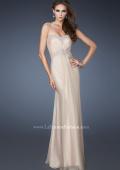 Picture of: Sweetheart Neckline Chiffon Prom Dress with Beading in Nude, Style: 18542, Back Picture