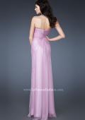 Picture of: Strapless Sweetheart Neckline Dress with Back Pleating in Purple, Style: 18571, Back Picture