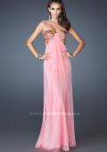 Picture of: Strapless Sweetheart Prom Dress with Front Slit and Beads in Pink, Style: 18617, Detail Picture 1