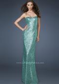 Picture of: Sweetheart Neckline Long Prom Dress with Sequins in Green, Style: 18648, Detail Picture 2