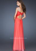Picture of: Long Ombre Prom Dress with Sweetheart Neckline in Orange, Style: 18732, Back Picture