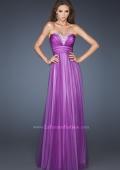 Picture of: Two Tone Empire Waist Net Gown with Sweetheart Neckline in Purple, Style: 18746, Main Picture