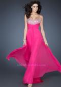 Picture of: A-line Empire Waist Prom Dress with Jeweled Bodice in Pink, Style: 18786, Main Picture